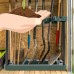 Stalwart Rolling Garden Tool Storage Rack Tower - Fits 40 Tools   550563993